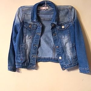 Little girls size 12 great condition jean jacket,by Soho Blue.